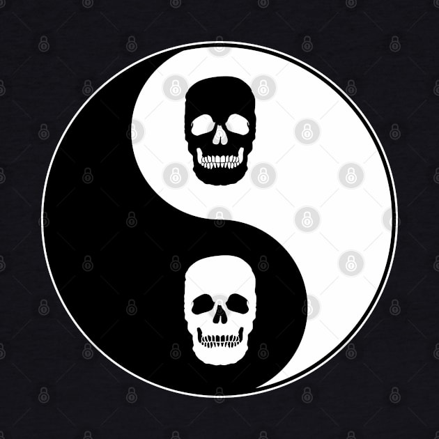 Yin and Yang Skull by HEJK81